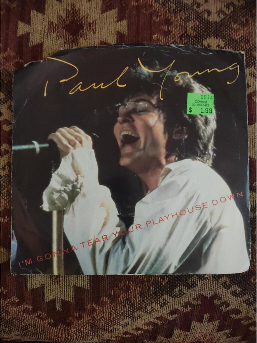 Paul Young - I'm gonna tear your playhouse down-vinyl 45 M/G